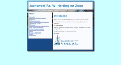 Desktop Screenshot of jachtwerfharting.nl